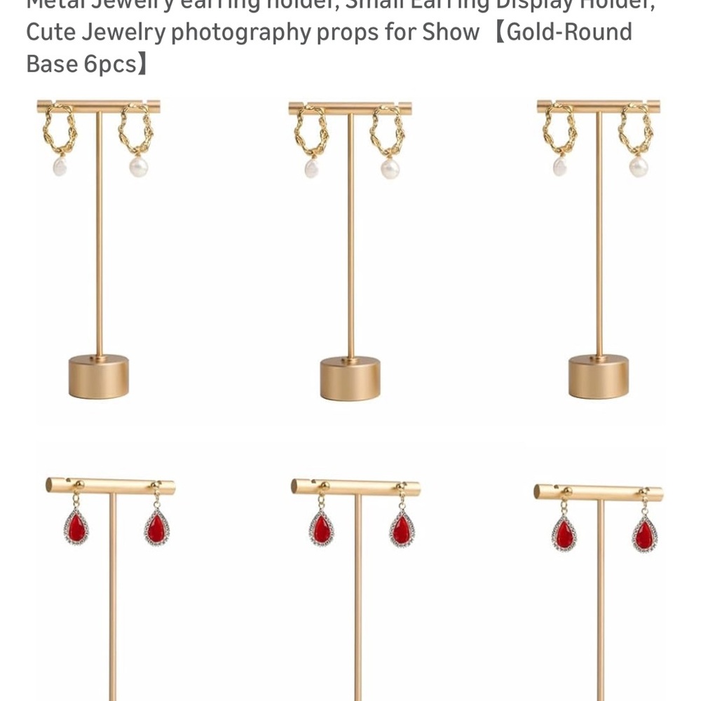 Gold and Pearl Drop Earrings